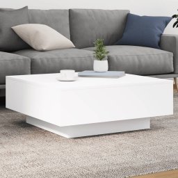 Masuta de cafea, alb, 80x80x31 cm, PAL GartenMobel Dekor