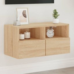Comoda TV de perete, stejar sonoma, 60x30x30 cm, lemn prelucrat GartenMobel Dekor