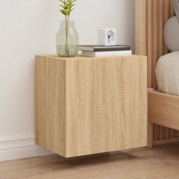 Comoda TV de perete, stejar sonoma 40,5x30x40 cm lemn prelucrat GartenMobel Dekor