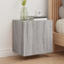 Comode TV de perete, 2 buc., gri sonoma, 40,5x30x40 cm, lemn GartenMobel Dekor