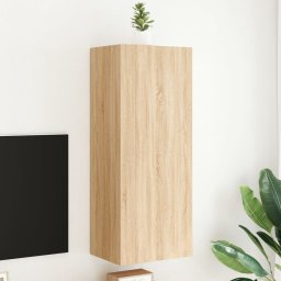 Comoda TV de perete stejar sonoma 40,5x30x102 cm lemn prelucrat GartenMobel Dekor
