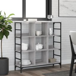 Servanta, gri sonoma, 102x32x103,5 cm, lemn prelucrat GartenMobel Dekor