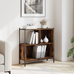 Biblioteca, stejar fumuriu, 72x28x77,5 cm, lemn prelucrat GartenMobel Dekor