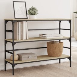Masuta consola, stejar sonoma, 100x32x75 cm, lemn prelucrat GartenMobel Dekor