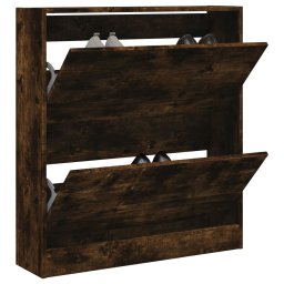 Pantofar, stejar fumuriu, 80x21x87,5 cm, lemn compozit GartenMobel Dekor