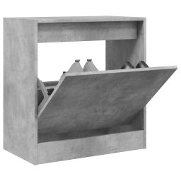 Pantofar, gri beton, 60x34x63,5 cm, lemn compozit GartenMobel Dekor