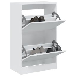 Pantofar, alb, 60x34x96,5 cm, lemn compozit GartenMobel Dekor
