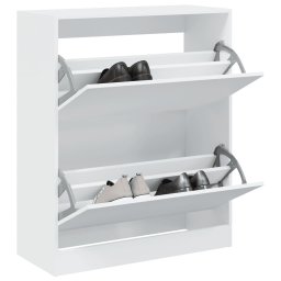 Pantofar, alb, 80x34x96,5 cm, lemn compozit GartenMobel Dekor
