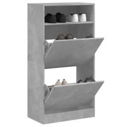Pantofar, gri beton, 60x34x116 cm, lemn compozit GartenMobel Dekor