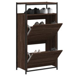 Pantofar, stejar maro, 60x34x112 cm, lemn compozit GartenMobel Dekor