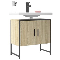 Dulap chiuveta baie, stejar sonoma, 60x33x60 cm, lemn prelucrat GartenMobel Dekor