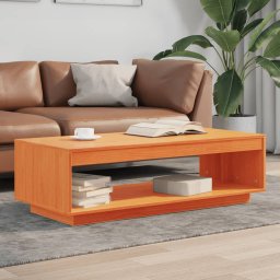 Masuta de cafea, maro ceruit, 110x50x33,5 cm, lemn masiv pin GartenMobel Dekor
