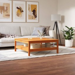Masuta de cafea, maro ceruit, 100x100x40 cm, lemn masiv de pin GartenMobel Dekor