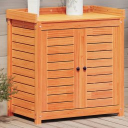 Masa de plantare cu rafturi maro 82,5x50x86,5 cm lemn masiv pin GartenMobel Dekor