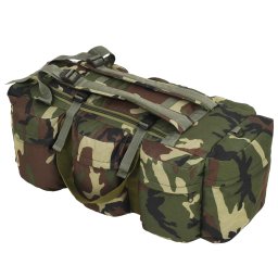 Geanta 3-în-1 în stil militar, 90 L, camuflaj GartenMobel Dekor