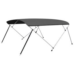 Parasolar barca Bimini, 4 arcuri, antracit,243x(230-244) x137cm GartenMobel Dekor
