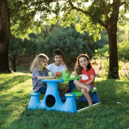 Banca de picnic pentru copii 89,5x84,5x48 cm polipropilena GartenMobel Dekor