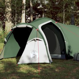 Cort de camping 4 pers. verde, impermeabil, configurare rapida GartenMobel Dekor