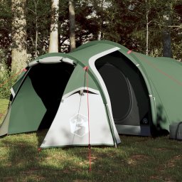 Cort de camping 3 pers. verde, impermeabil, configurare rapida GartenMobel Dekor