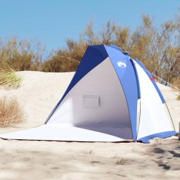 Cort de plaja, albastru azur, 268x223x125 cm, tafta 185T GartenMobel Dekor