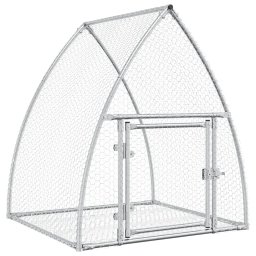 Cusca pentru iepuri, argintiu, 100x105x120 cm, otel galvanizat GartenMobel Dekor