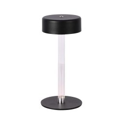 Lampă de birou LED încărcabilă, reglabilă, 3W, 5V, 3000-6000K, neagră