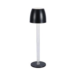 Lampă de birou LED încărcabilă, dimabilă, 3W, 5V, 3000K, neagră