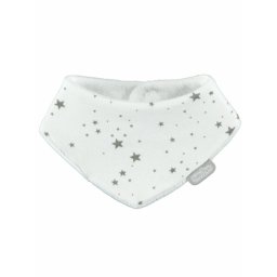 Baveta cu doua fete tip esarfa BabyJem Scarf (Culoare: Alb)