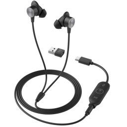 Casti Zone, USB-C/USB-A, Black
