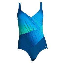 LASCANA Costum de baie întreg 'Blues' albastru / turcoaz