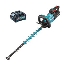 Makita - UH004GD201 XGT - Masina de tuns gard viu cu 2 acumulatori, Li-Ion, 40 V, 2.5 Ah, 60 cm