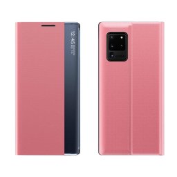 Husa Hurtel New Sleep Bookcase Type kickstand function - Husă telefon - compatibil cu Samsung Galaxy A52s 5G / A52 5G / A52 4G - Kickstand / Suport - culoare Roz