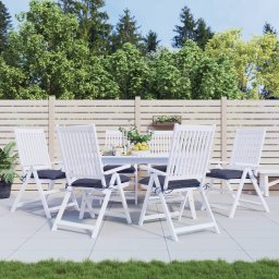 Perne de scaun 6 buc. bleumarin 50x50x7 cm textil oxford GartenMobel Dekor