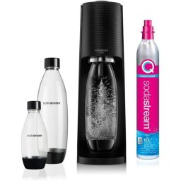 Aparate de preparare sifon SodaStream Soda Maker Terra Megapack QC black incl 3 bottles (2270214) Negru