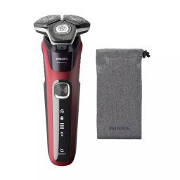 Aparat De Ras Philips Series 5000 S5885/10 Acumulator Umed/Uscat Autonomie 60 min SkinIQ Rosu