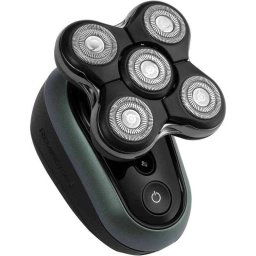 Aparat Ras Cap/Barba Remington 5 Capete Inculse Acumulator 4h Autonomie 60min Negru/Verde