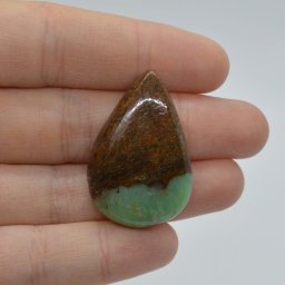 Cabochon crisopraz bio 35x24x7mm A4