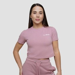 GymBeam Tricou pentru femei Cropped Agile Woodrose XS