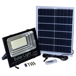 Proiector 200W cu Panou Solar si Telecomanda