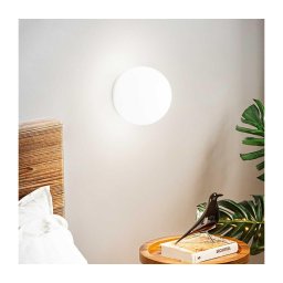 Ideal Lux - Aplică de perete MAPA, 1xE27/42W/230V, Ø 30 cm, albă