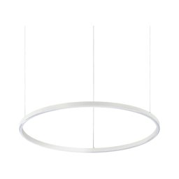 Ideal Lux - Lustră LED suspendată pe cablu ORACLE SLIM, 37W, 230V, 3000K, Ø 70 cm, albă