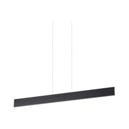Ideal Lux - Lustră LED suspendată pe cablu DESK, 32 W, 230 V, 102,5 cm, CRI 90, negru