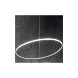 Lustră LED pe cablu Ideal Lux HULAHOOP LED/46W/230V d. 100 cm alb