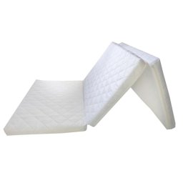 Saltea Pliabila Spuma-Cocos 120x60x5 cm - Husa Microfibra Matlasata