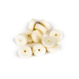 Fender Strap Button Felt Washers White