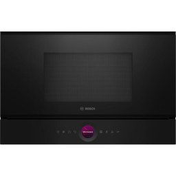 Cuptor cu microunde incorporabil Bosch BFL7221B1, 21 l, 900 W, Autocuratare hidrolitica, 20 functii , Negru