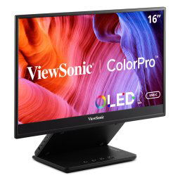 Monitor OLED ViewSonic 16", Full HD, HDMI, USB Type-C, USB, Negru