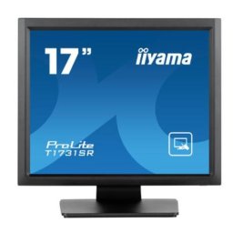 Monitor TN LED iiyama ProLite 17" T1731SR-B1S, 1280 x 1024, VGA, HDMI, DisplayPort, Boxe, Touchscreen, Negru