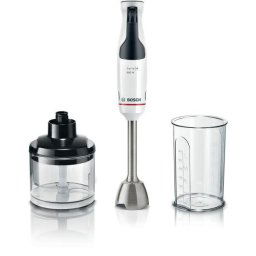 Mixer Vertical Bosch Ergomaster MSM4W220, 0.6l, 600W, Viteza Variabila, Alb-Negru