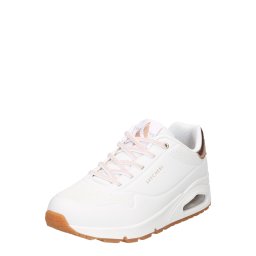 SKECHERS Sneaker low 'Uno' auriu - roz / alb